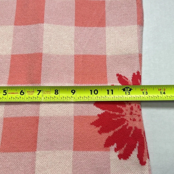 Altar’d State Pink Coral Floral Halter Knit Dress Womens Size Small Stetch - Picture 6 of 9